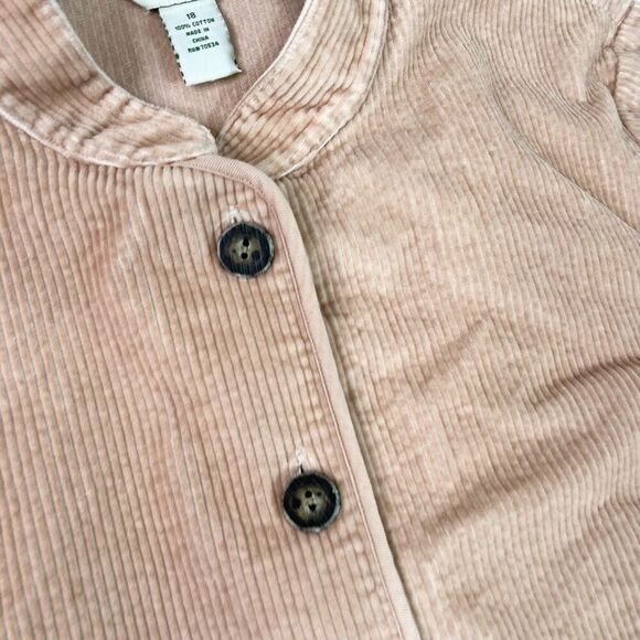 Orvis Jacket Shacket Womens 18 Corduroy Pink Button Up Lightweight Peach - Picture 3 of 9